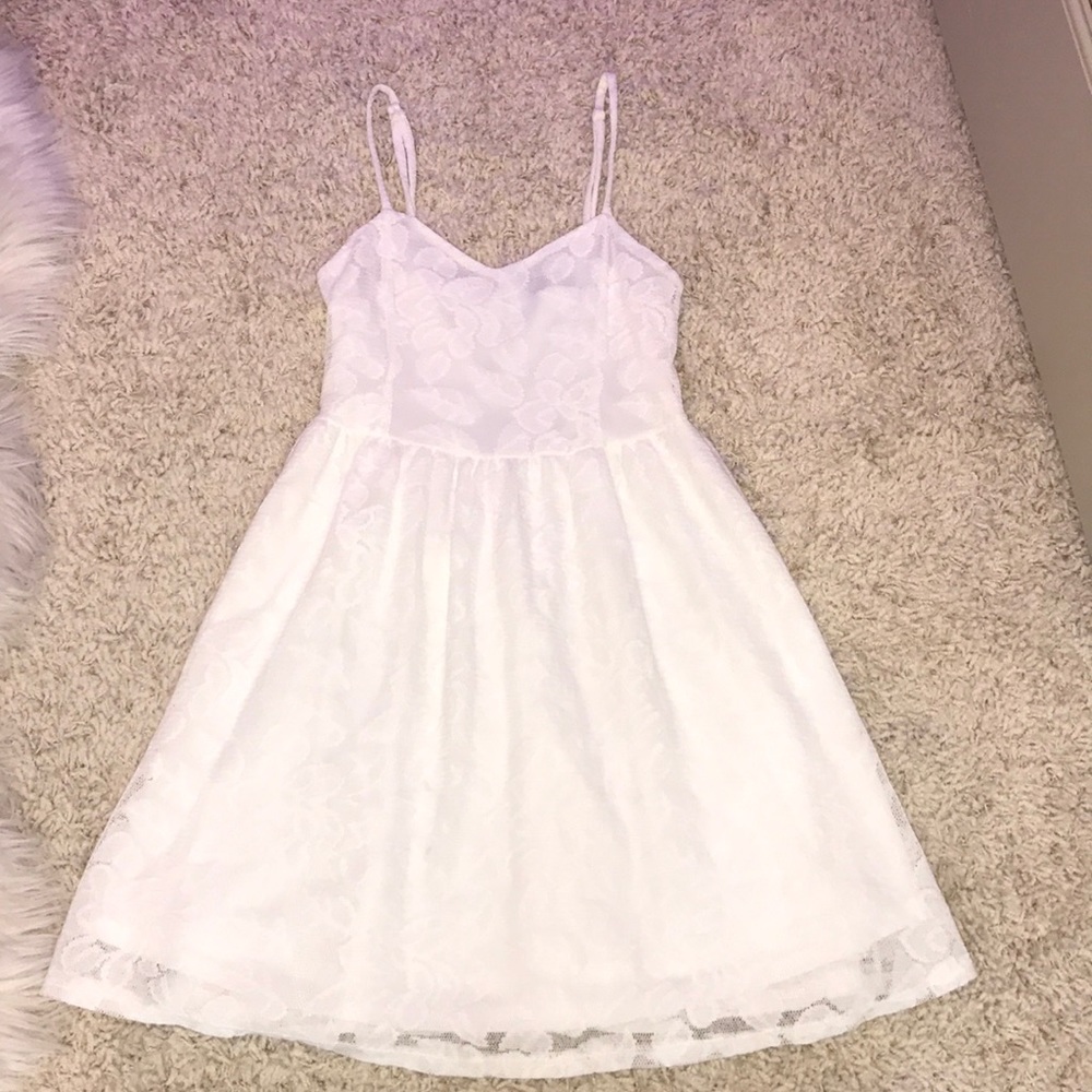 elegant/casual floral lace dress